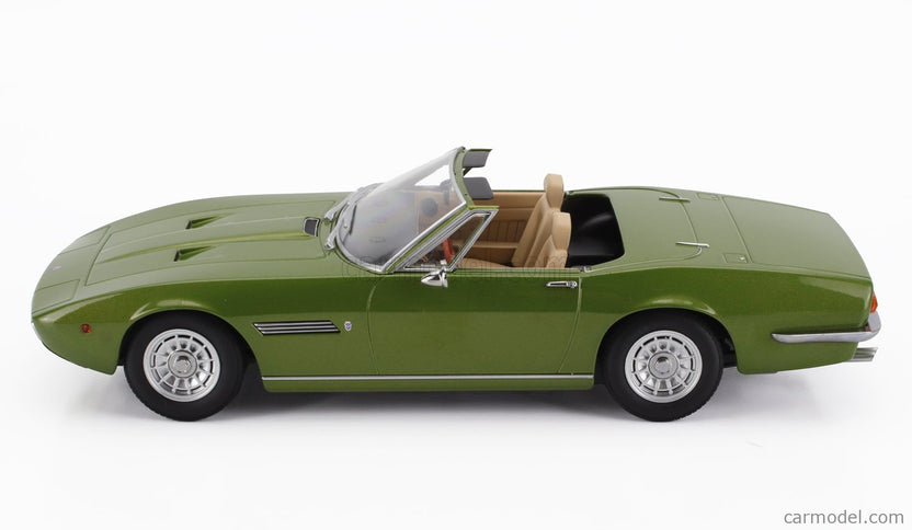 Maserati Ghibli Spider Cabriolet Open 1970 - Alloy Disky - Cerchi IN Lega 1:18 KK Scale zelená