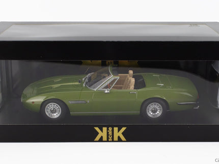 Maserati Ghibli Spider Cabriolet Open 1970 - Alloy Disky - Cerchi IN Lega 1:18 KK Scale zelená