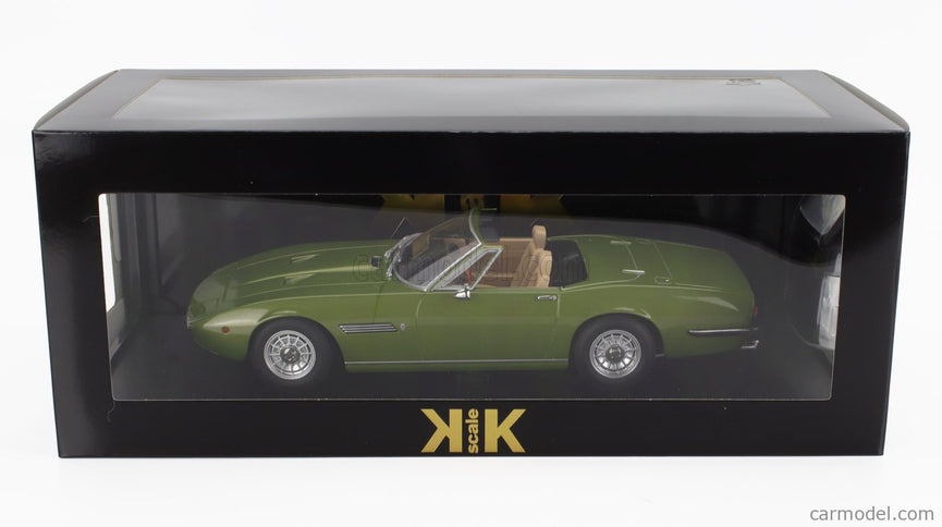 Maserati Ghibli Spider Cabriolet Open 1970 - Alloy Disky - Cerchi IN Lega 1:18 KK Scale zelená