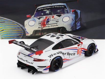 PORSCHE | 911 991 RSR-19 4.2L TEAM WEATHERTECH RACING N 79 2nd LMGTE AM CLASS 24h LE MANS 2022 COOPER MACNEIL - JULIEN ANDLAUER - THOMAS MERRIL | WHITE