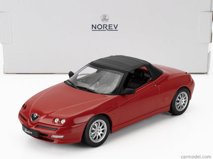 ALFA ROMEO Spider 2.0 Twin Spark Cariolet Soft-Top 1999 1:18 Norev červená