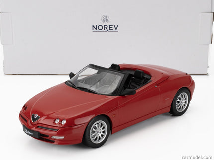 ALFA ROMEO Spider 2.0 Twin Spark Cariolet Soft-Top 1999 1:18 Norev červená