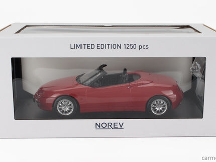 ALFA ROMEO Spider 2.0 Twin Spark Cariolet Soft-Top 1999 1:18 Norev červená