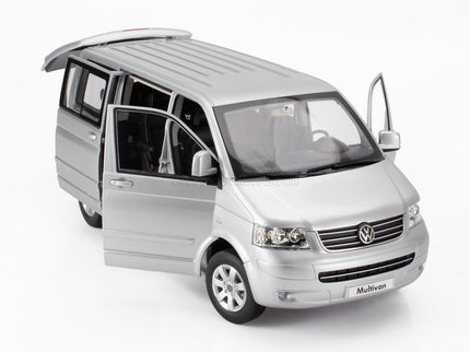 Volkswagen T5 Multivan Minibus 2003 1:18 Norev strieborná