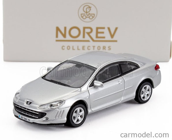 Peugeot 407 Coupe 2006 1:87 Norev strieborná