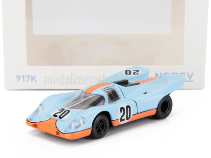 PORSCHE | 917K 4.5L TEAM JOHN WYER AUTOMOTIVE ENGINEERING LTD GULF N 20 24h LE MANS 1970 JO SIFFERT - BRIAN REDMANN | LIGHT BLUE ORANGE