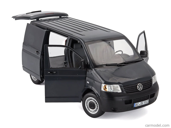 Volkswagen T5 Van Transporter 2003 1:18 Norev sivá
