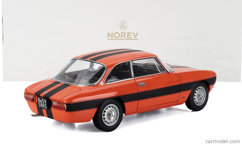 ALFA ROMEO 2000 Gtv 1973 1:18 Norev oranžová čierna