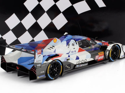 BMW | M HYBRID LMDH P66-3 4.0L TURBO V8 TEAM BMW WRT N 20 BAHRAIN TEST SEASON 2024 VALENTINO ROSSI | WHITE BLUE BLACK