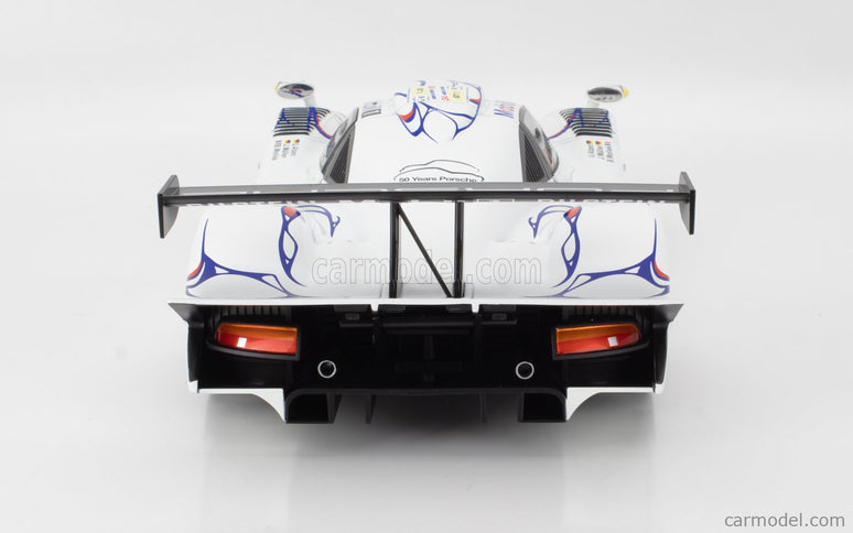 Porsche 911 GT1-98 3.2L Turbo Team Porsche AG MOBIL-1 N°25 2. Miesto 24h Le Mans 1998 Uwe Alzen - Jorg Muller - Bob Wollek 1:12 Werk83 biela modrá červená