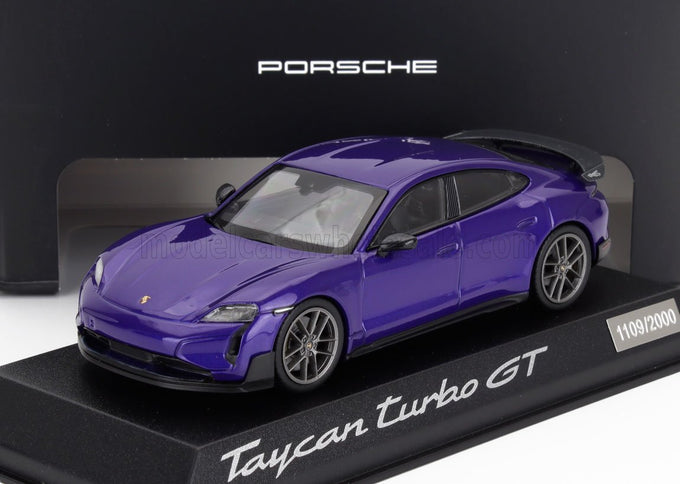 PORSCHE | TAYCAN TURBO GT (J1.2) WEISSACH PACKAGE 2024 | PURPLE SKY MET