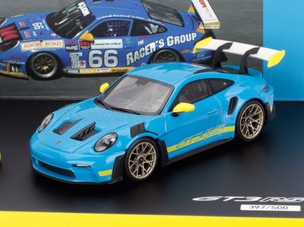 PORSCHE | SET 2X 911 996 GT3 RS N 66 RACING 2002 + 911 992 GT3 RS COUPE 2023 | VARIOUS