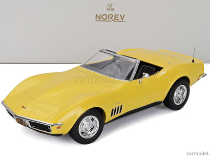 Chevrolet Corvette Cabriolet Open 1969 1:18 Norev žltá