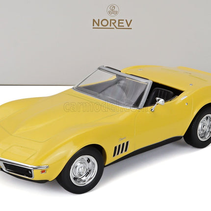 Chevrolet Corvette Cabriolet Open 1969 1:18 Norev žltá