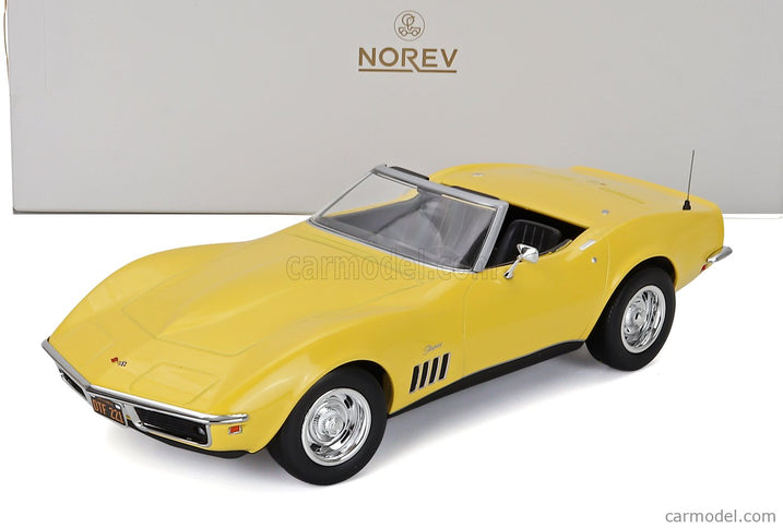 Chevrolet Corvette Cabriolet Open 1969 1:18 Norev žltá