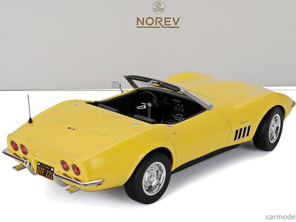 Chevrolet Corvette Cabriolet Open 1969 1:18 Norev žltá