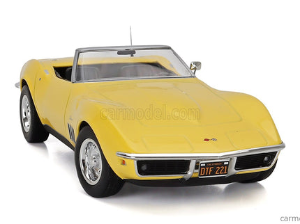 Chevrolet Corvette Cabriolet Open 1969 1:18 Norev žltá