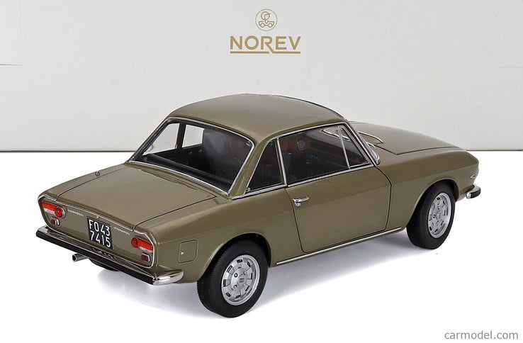 Lancia Fulvia 1971 1:18 Norev sivá metalická