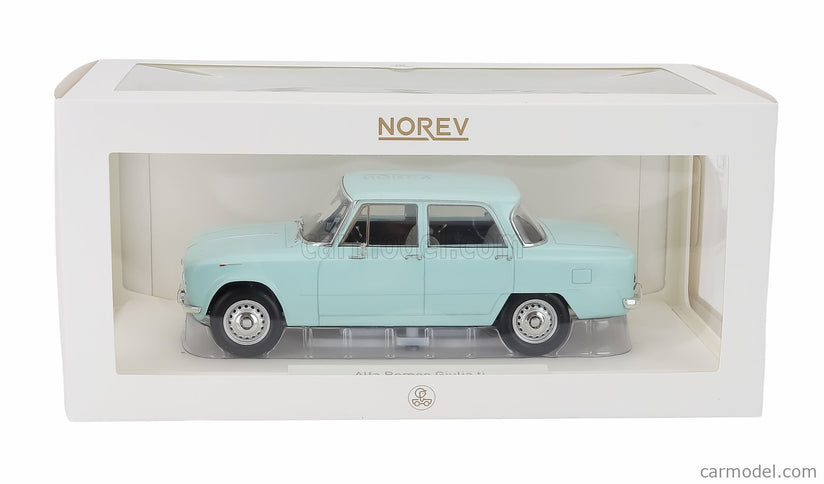 ALFA ROMEO Giulia Ti 1964 1:18 Norev svetlomodrá