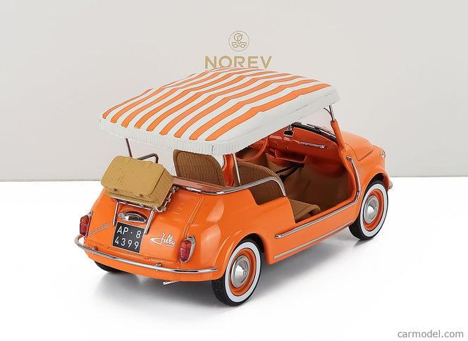 Fiat 500 Jolly 1965 1:18 Norev oranžová