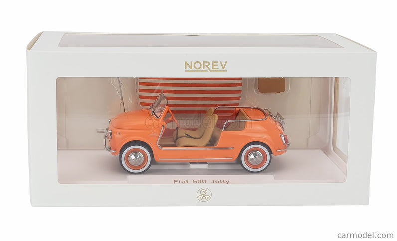 Fiat 500 Jolly 1965 1:18 Norev oranžová