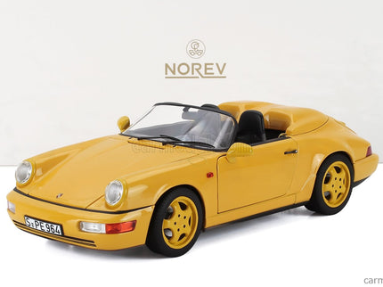 Porsche 911 964 Speedster Cabriolet Open 1993 1:18 Norev žltá