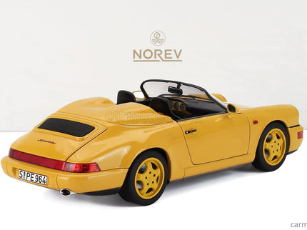 Porsche 911 964 Speedster Cabriolet Open 1993 1:18 Norev žltá