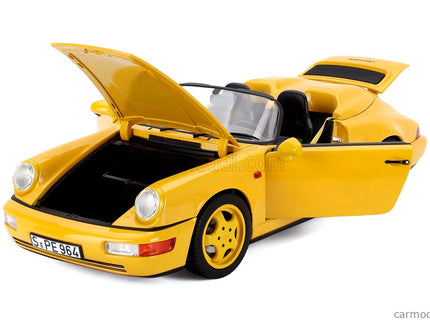 Porsche 911 964 Speedster Cabriolet Open 1993 1:18 Norev žltá