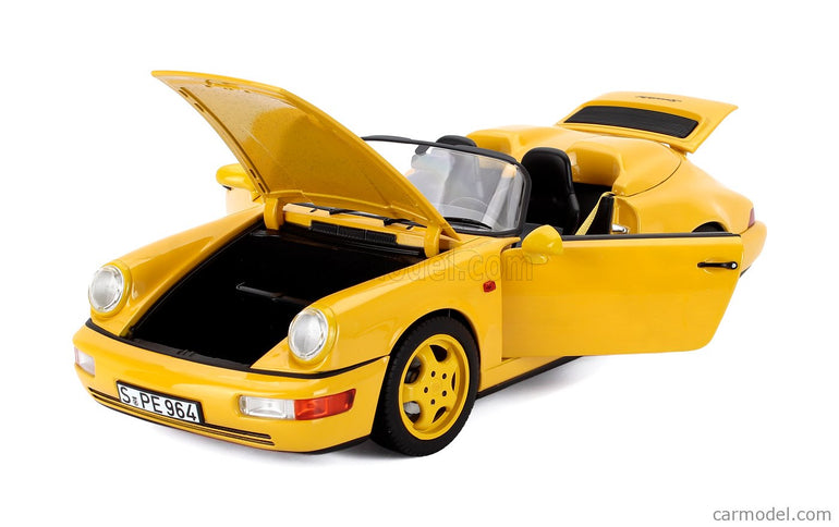 Porsche 911 964 Speedster Cabriolet Open 1993 1:18 Norev žltá