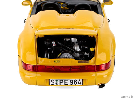 Porsche 911 964 Speedster Cabriolet Open 1993 1:18 Norev žltá