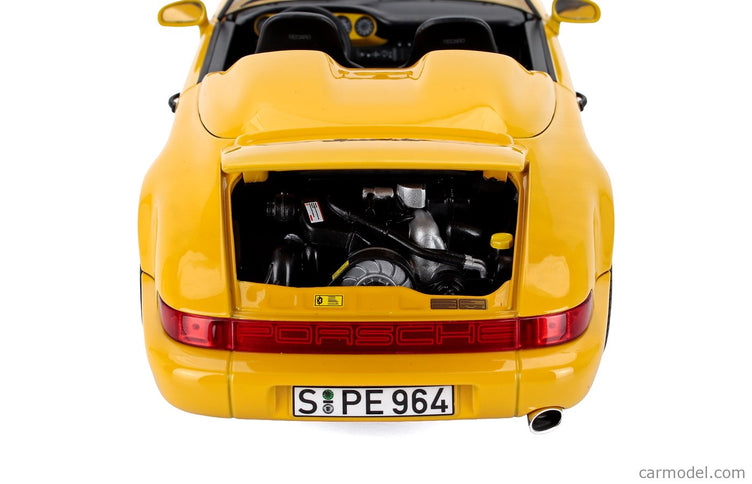 Porsche 911 964 Speedster Cabriolet Open 1993 1:18 Norev žltá