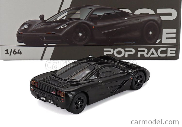 Mclaren F-1 Road Car 1993 1:64 Pop Race čierna