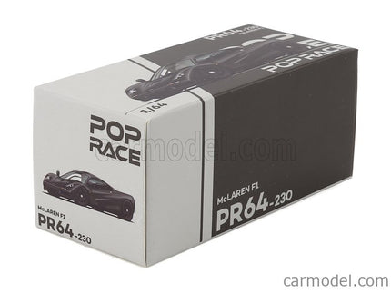 Mclaren F-1 Road Car 1993 1:64 Pop Race čierna