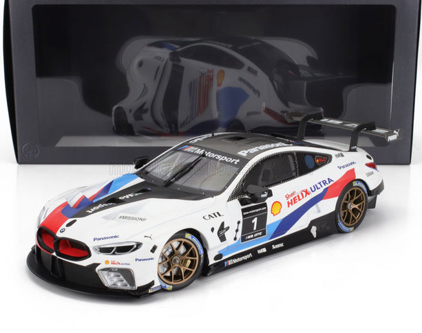 BMW | 8-SERIES M8 GTE TEAM BMW MOTORSPORT MISSION 8 N 1 RACING 2019 | WHITE BLUE RED BLACK