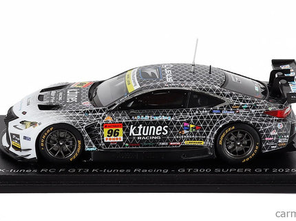 Lexus RC F GT3 Team K-Tunes Racing N°96 GT300 Class Super GT 2025 Morio Nitta - Shinichi Takagi 1:43 Spark Model čierna biela