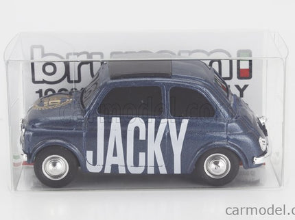 Fiat 500 Brums 80 Years Jacky Ickx 1965 1:43 Brumm modrá