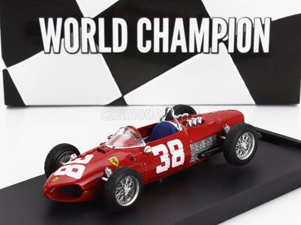 Ferrari F1 156 N°38 Majster Sveta 3. Miesto Monaco GP 1961 Phil Hill 1:43 Brumm červená