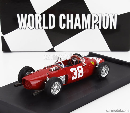 Ferrari F1 156 N°38 Majster Sveta 3. Miesto Monaco GP 1961 Phil Hill 1:43 Brumm červená