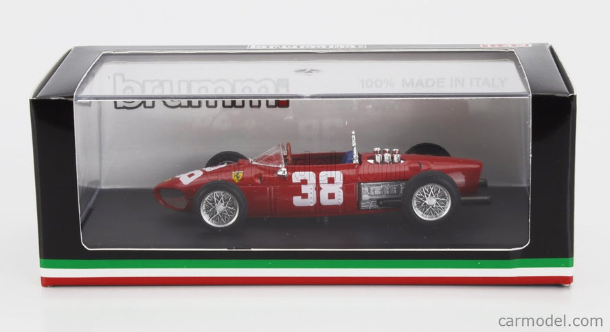 Ferrari F1 156 N°38 Majster Sveta 3. Miesto Monaco GP 1961 Phil Hill 1:43 Brumm červená