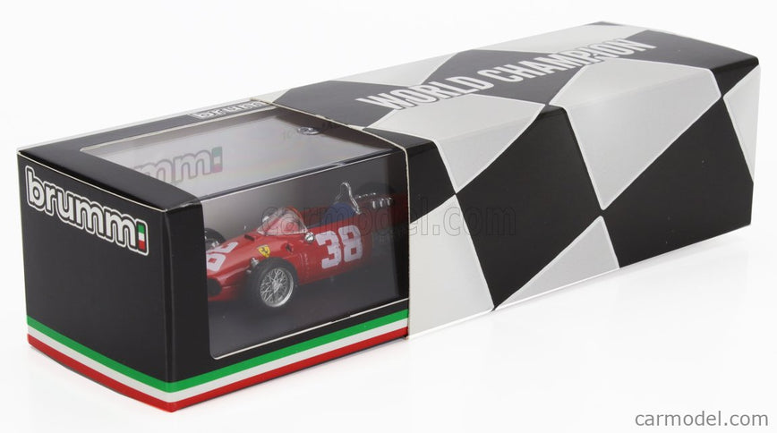 Ferrari F1 156 N°38 Majster Sveta 3. Miesto Monaco GP 1961 Phil Hill 1:43 Brumm červená