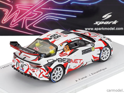 Renault Alpine A110 Rgt Team Chazel Technologies Course N°68 2. Miesto Rgt Class Rally Montecarlo 2025 Armand Fumal - Jules Escartefigue 1:43 Spark Model modrá biela