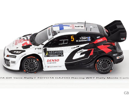 Toyota Yaris GR Hybrid RALLY1 Team Toyota Gazoo Racing Wrt N°5 Rally Montecarlo 2025 Sami Pajari - Marko Salminen 1:43 Spark Model biela