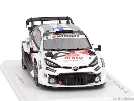 Toyota Yaris GR Hybrid RALLY1 Team Toyota Gazoo Racing Wrt N°5 Rally Montecarlo 2025 Sami Pajari - Marko Salminen 1:43 Spark Model biela