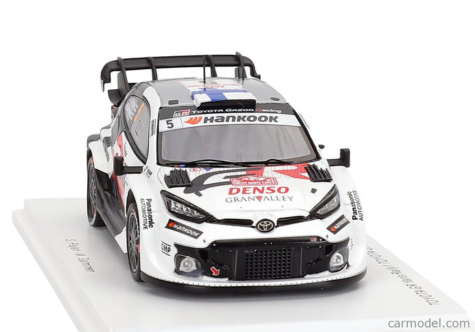 Toyota Yaris GR Hybrid RALLY1 Team Toyota Gazoo Racing Wrt N°5 Rally Montecarlo 2025 Sami Pajari - Marko Salminen 1:43 Spark Model biela