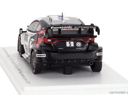Toyota Yaris GR Hybrid RALLY1 Team Toyota Gazoo Racing Wrt N°5 Rally Montecarlo 2025 Sami Pajari - Marko Salminen 1:43 Spark Model biela