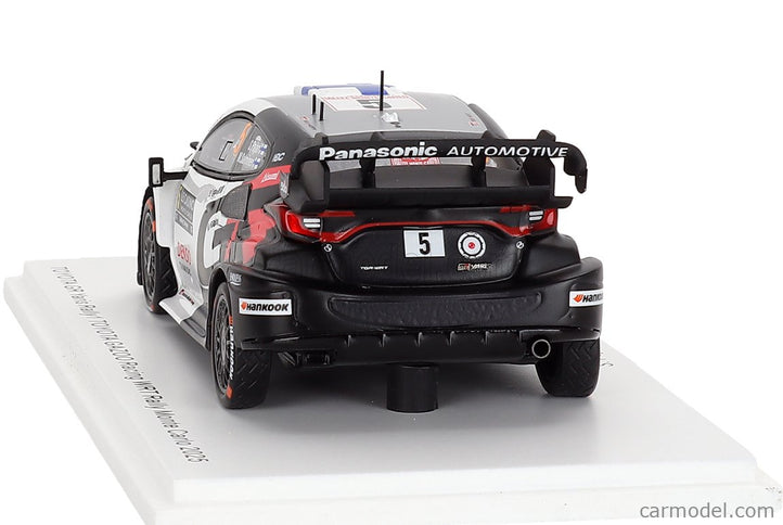 Toyota Yaris GR Hybrid RALLY1 Team Toyota Gazoo Racing Wrt N°5 Rally Montecarlo 2025 Sami Pajari - Marko Salminen 1:43 Spark Model biela