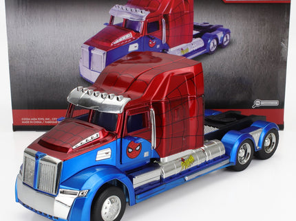 WESTERN STAR | 57X TRACTOR TRUCK SPIDERMAN 2009 | BLUE RED