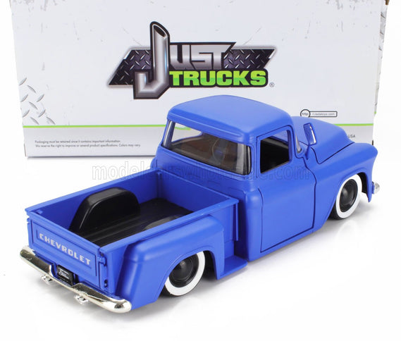 CHEVROLET | PICK-UP STEPSIDE CUSTOM 1955 | MATT BLUE