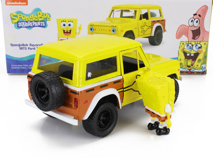 FORD USA | BRONCO WITH SQUAREPANTS SPONGEBOB FIGURE 1973 | YELLOW