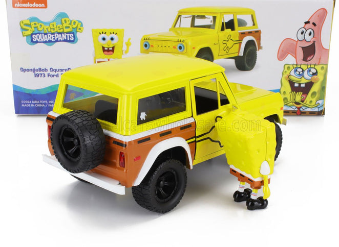 FORD USA | BRONCO WITH SQUAREPANTS SPONGEBOB FIGURE 1973 | YELLOW